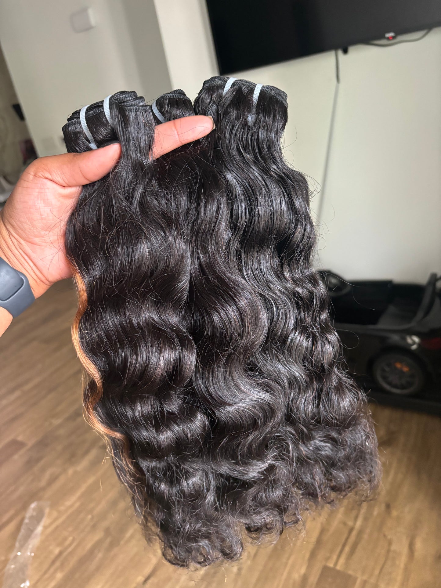 TESTER Raw curly bundles !!