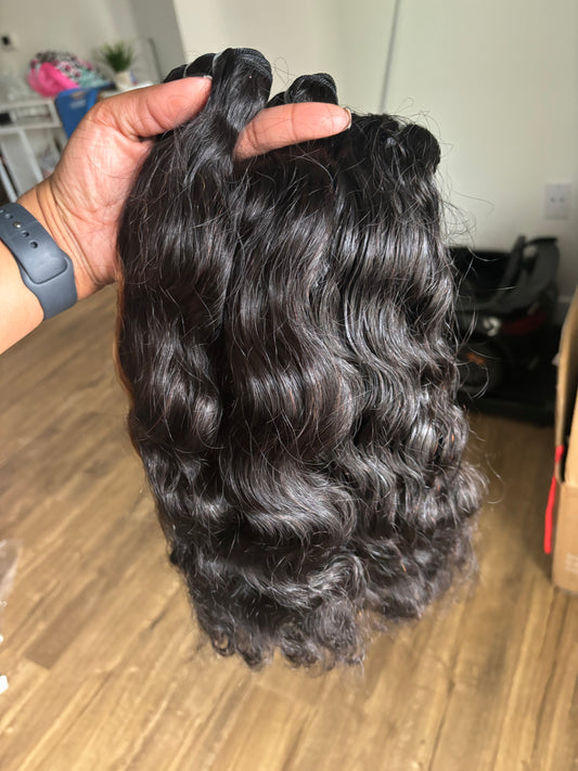 TESTER Raw curly bundles !!